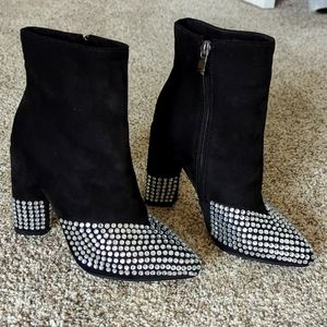 Amazing rhinestone boots